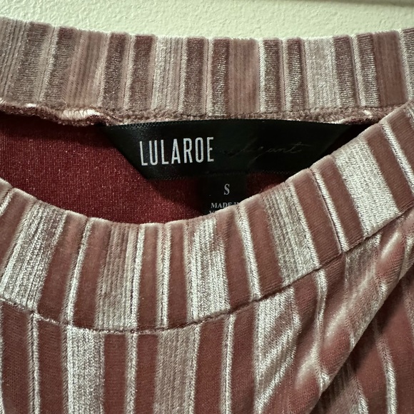 Lularoe Pink Velvet super soft skirt - Picture 2 of 3